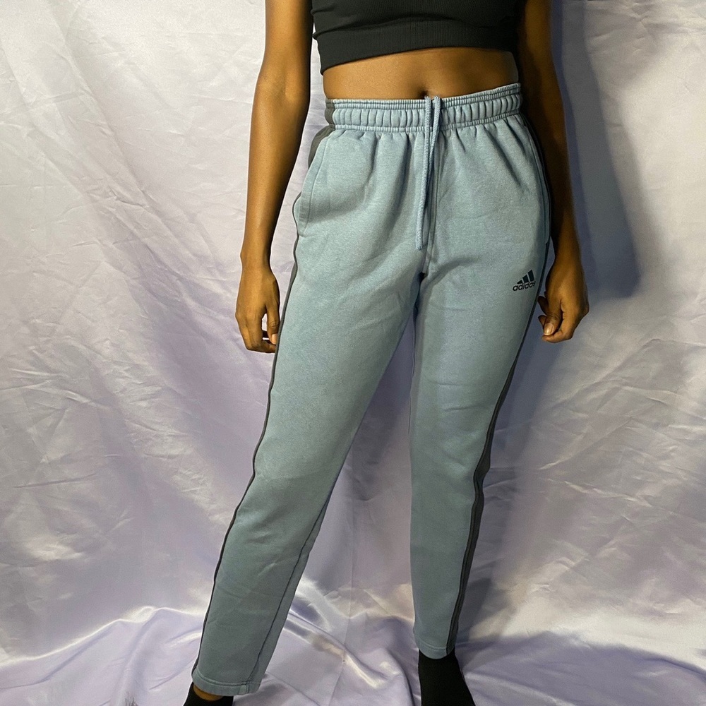 Adidas Cool Purple Blue Drawstring Sweatpants S